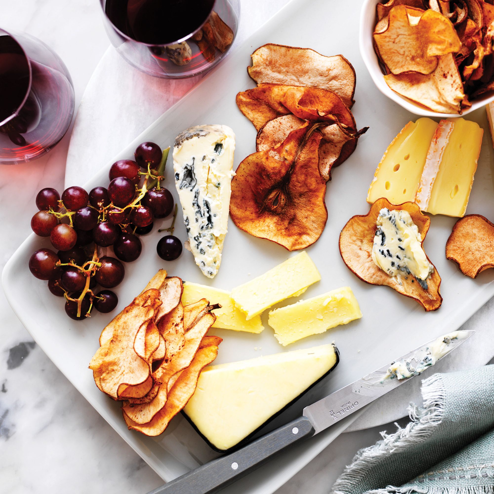 Roasted Cinnamon and Maple Pear Chips