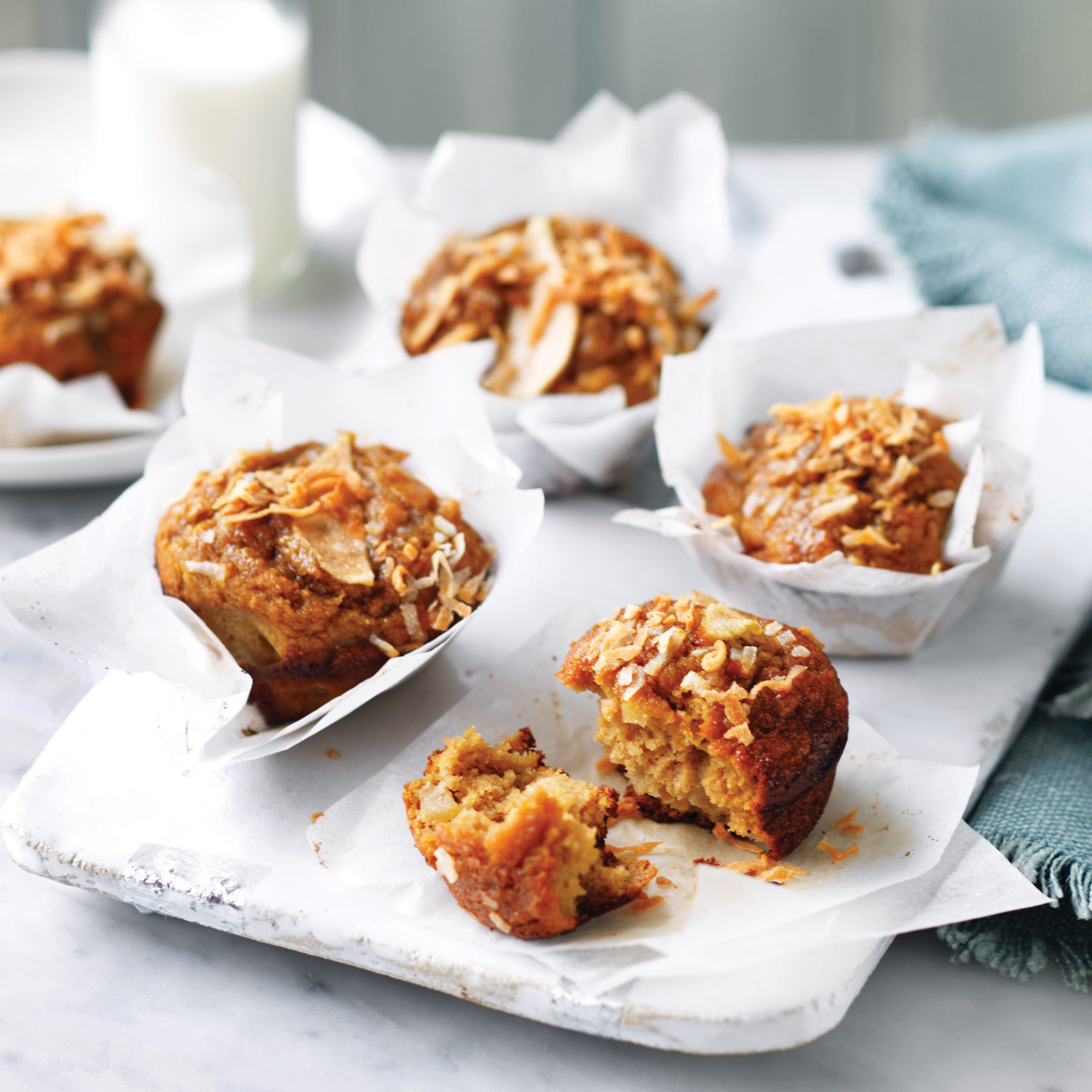 Pear and Coconut Muffins