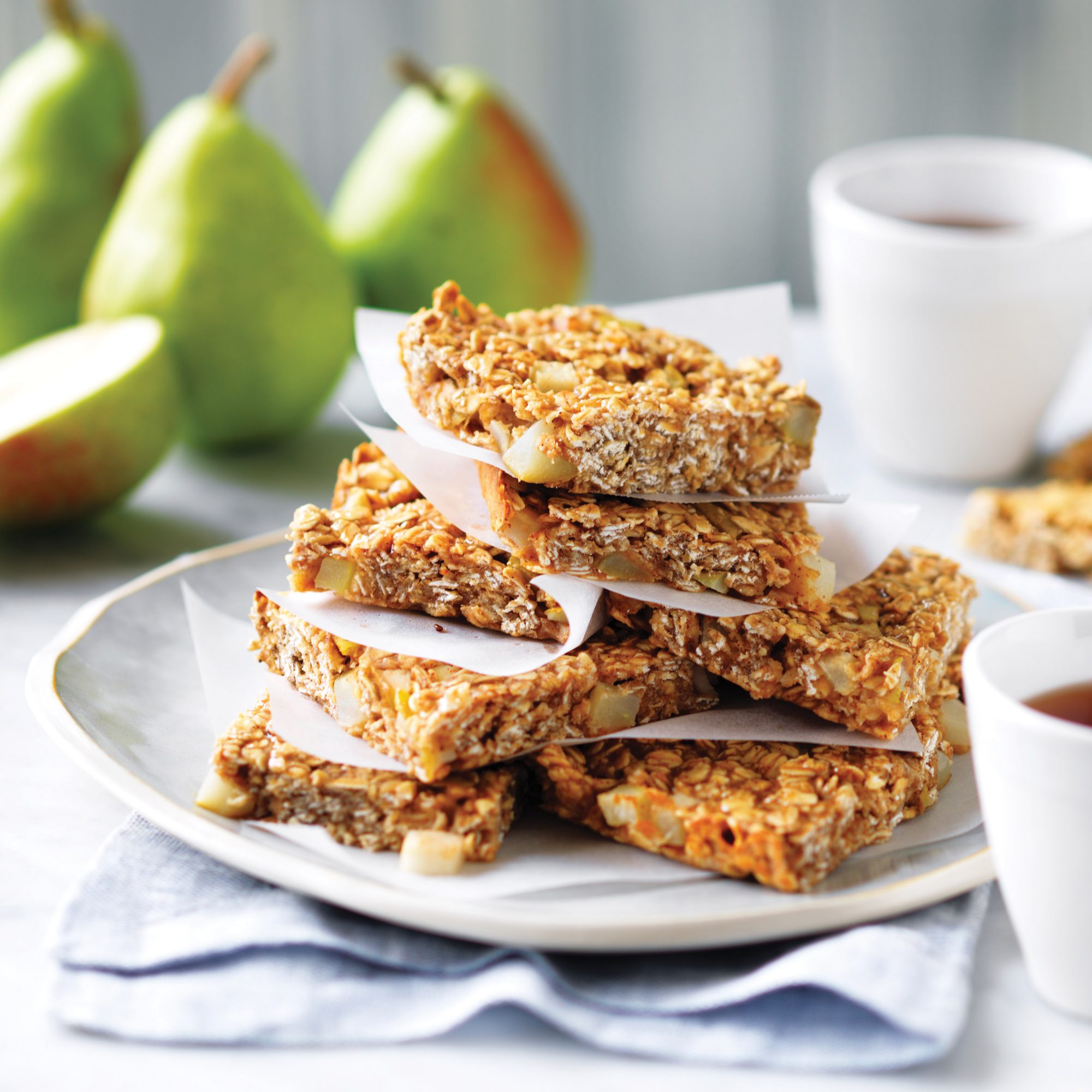 Pear and Oat Slice