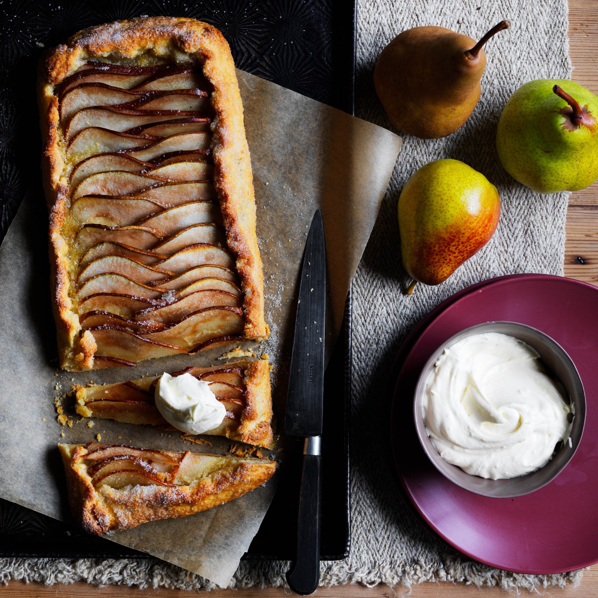 Pear tart