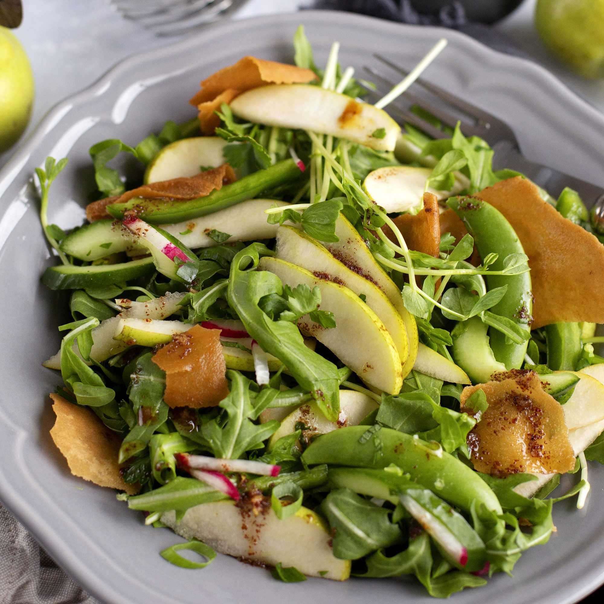 Pear Fattoush